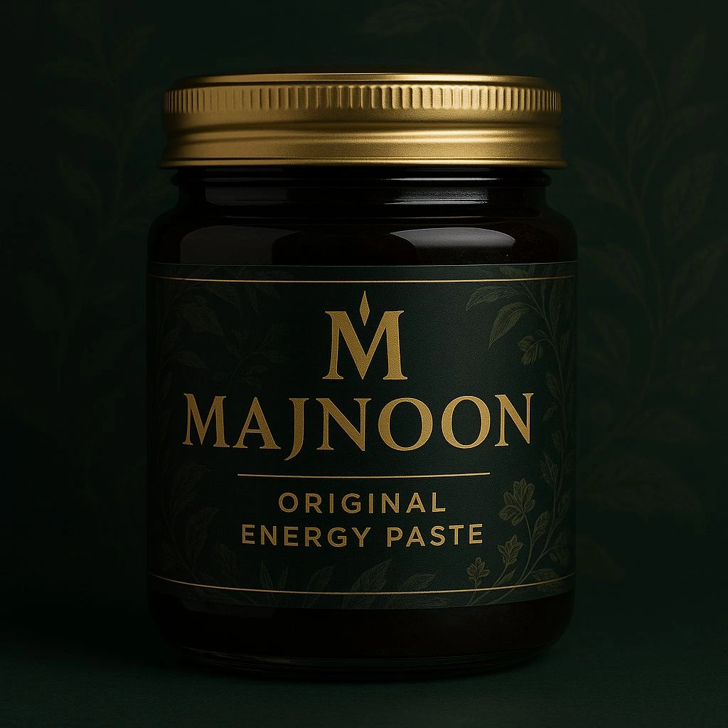 Majnoon Natural Organic Superfood Paste jar view 1