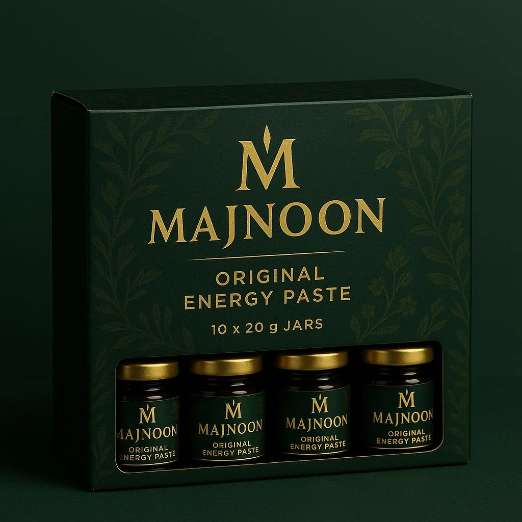 Majnoon Natural Organic Superfood Paste jar view 2